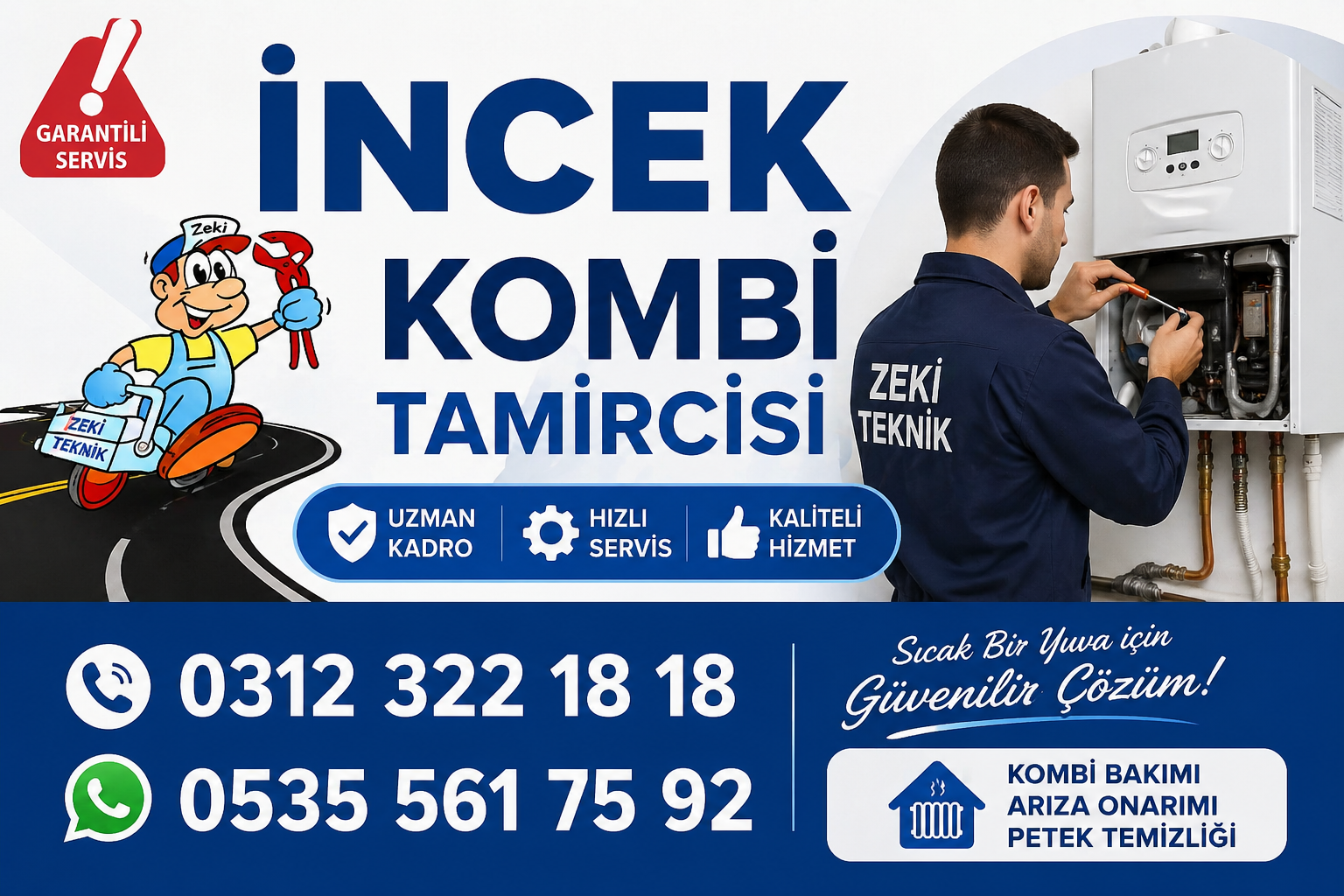 İncek Kombi Servisi