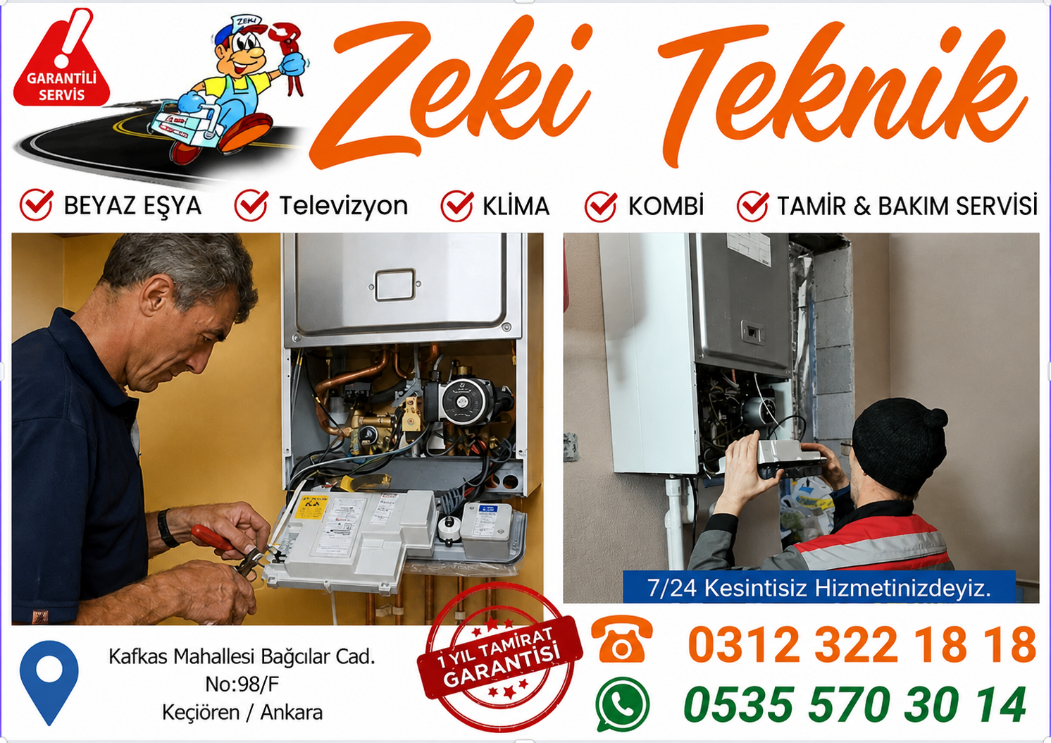 Bağlum Kombi Tamircisi